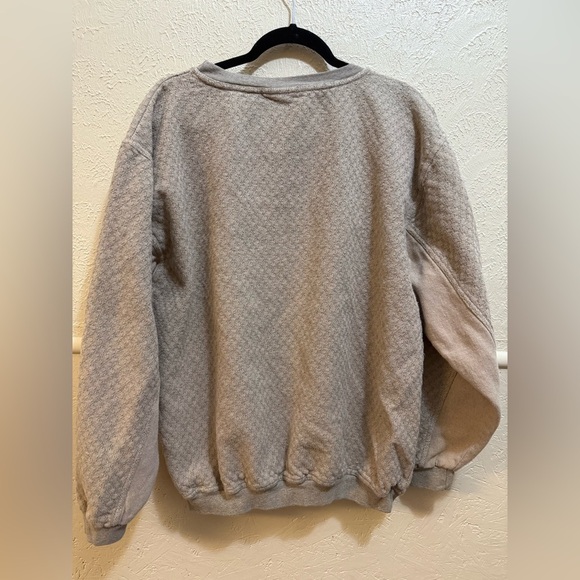 Vintage Boundry Line Embroidered Duck Mallory Crew Neck Sweatshirt Large Tan - Picture 6 of 10